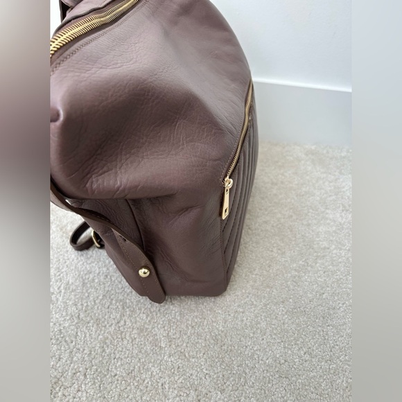 Simons genuine leather backpack taupe - Picture 5 of 16